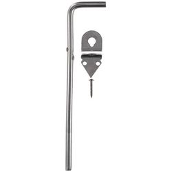 Ace 12 in. L Stainless Steel Cane Bolt 1 pk