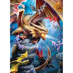 Eurographics Dragon Clan Jigsaw Puzzles Multicolored 1000 pc