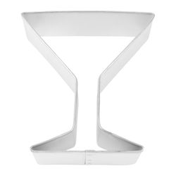 R&M International Corp 4 in. W X 4 in. L Martini Glass Cookie Cutter Silver 1 pc
