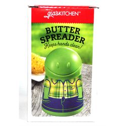 Gia's Kitchen Blue/Green/Yellow Plastic Corn Cob Butter Spreader