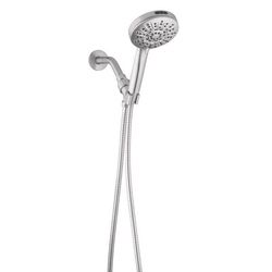 Oakbrook Collection Brushed Nickel ABS 6 settings Handheld Showerhead 1.8 gpm