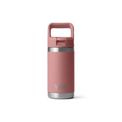 YETI Rambler Jr. 12 oz Sandstone Pink BPA Free Insulated Kids Water Bottle w/Straw