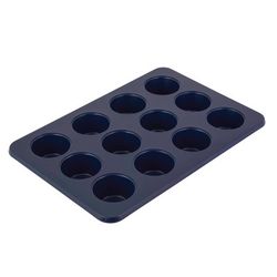 KitchenAid 11 in. W X 16 in. L Muffin Pan Ink Blue 1 pc