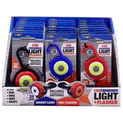 Blazing LEDz COB LED Carabiner Light and Flasher