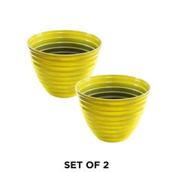 Alpine Plastic Planter yellow