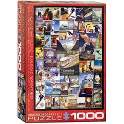 Eurographics Railroad Adventures Jigsaw Puzzles Multicolored 1000 pc
