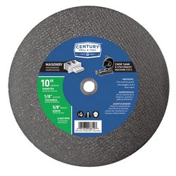 Century Drill & Tool 10 in. D X 5/8 in. X 1/8 in. thick Fiberglass C24R Masonry Cutting Saw Blade 1
