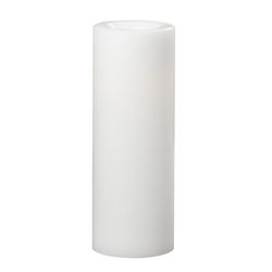 Sterno Home White No Scent Premier Pillar Candle