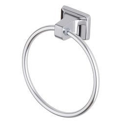 OakBrook Collection Chrome Towel Ring Die Cast Zinc