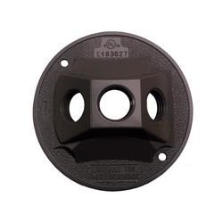 Sigma Round Die-Cast Metal 4.13 in. H X 4.13 in. W Lampholder Cover