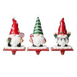 Glitzhome Multicolored Stocking Holder 7.5 in.