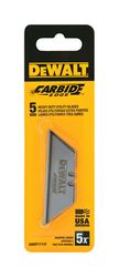 DeWalt Carbide Edge Steel Heavy Duty Utility Blade 2-1/2 in. L 5 pc