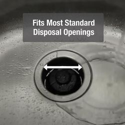 Danco Disposal Genie 2-1/2 in. Black Plastic Garbage Disposal Strainer