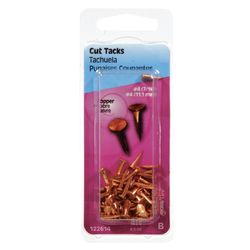 HILLMAN Anchor Wire No. 4 X 7/16 in. L Copper Cut Tacks 1 pk