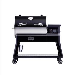 Recteq Patio Legend 600 Wood Pellet WiFi Grill and Smoker Black/Silver