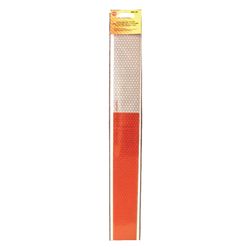 Peterson 2 in. W X 18 in. L Red/White Reflective Strip Tape 4 pk