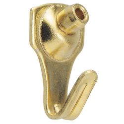 HILLMAN OOK Brass-Plated Gold Professional Picture Hanger 5 lb 4 pk