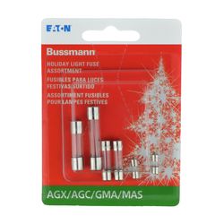 Bussmann 3 & 7 amps Christmas Fuse 6 pk