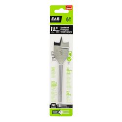 Exchange-A-Blade 1-1/4 in. X 6 in. L High Speed Steel Professional Spade Bit Hex Shank 1 pk