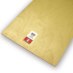 Midwest Products 1/8 in. X 12 in. W X 2 ft. L Plywood Sheet #2/BTR Premium Grade