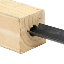Architectural Mailboxes 23 in. Natural Black Pine Mailbox Post Anchor Kit