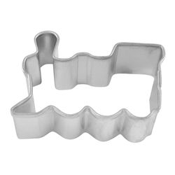 R&M International Corp 2 in. L Mini Locomotive Cookie Cutter Silver 1 pc