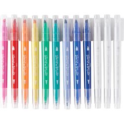 OOLY Stamp-a-Doodle Neon Color Assorted Medium Tip Markers 12 pk