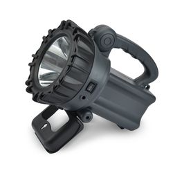 Cyclops 850 lm Black LED Rechargeable Spotlight