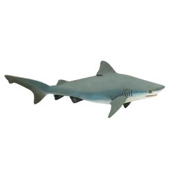 Safari Ltd. Wild Safari Bull Shark Toy Gray/White