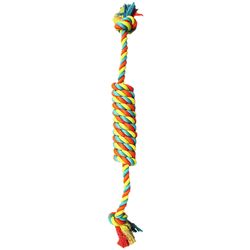 Chomper For Dog Multicolored Rope/Rubber Rope Dog Tug Toy Large 1 pk