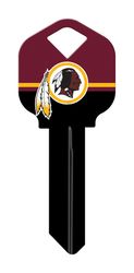 HILLMAN Washington Commanders House/Office Key Blank 66/KW1 Single Multicolored