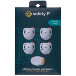 Safety 1st White Plastic Cabinet Locks 5 pk