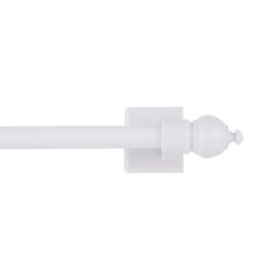 Kenney White Traditional/Transitional Magnet Cafe Rod 16 in. L X 28 in. L