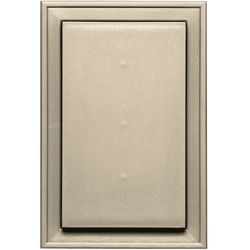 Builders Edge 12 in. H X 1-1/2 in. L Prefinished Almond Vinyl Mounting Block