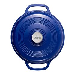 Lodge Cast Iron Dutch Oven 11 in. 6 qt Indigo