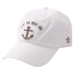 Pavilion We People Livin' The Boat Life Baseball Cap White One Size Fits All