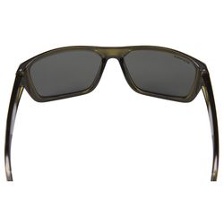 Seachoice Navigator Sunglasses Unisex Shiny Black/Green Backspray Frame Grey Lens Polarized