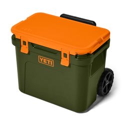 YETI Roadie 32 King Crab Orange/Olive 32 qt Roller Cooler