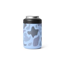 YETI Rambler 12 oz Blue Camo BPA Free Can Insulator