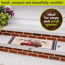 Briarwood Lane 22 in. W X 10 in. L Multi-Color Rubber Door Mat