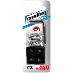 Custom Accessories Stainless Steel License Plate Fasteners