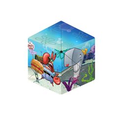 Shashibo SpongeBob Goo Lagoon Magnetic Puzzle Cube Multicolored 12 pc