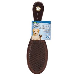 Boss Pet Brown Aloe Cat/Dog Pin Brush 1 pk