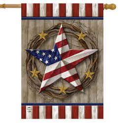 Briarwood Lane House Flag 40 in. H X 28 in. W