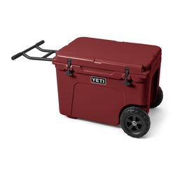 YETI Tundra Haul Stag Red 50 qt Roller Cooler