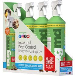 BugMD Pest Control For Ants/Fleas/Roaches 32 oz