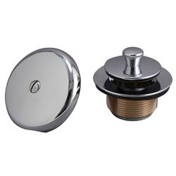 Plumb Pak 1-1/2 or 1-3/8 in. D Chrome Metal Tub Drain Kit