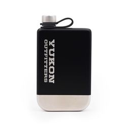 Yukon Outfitters 9 fl. oz. Black Stainless Steel Flask