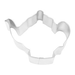 R&M International Corp 4 in. W X 4 in. L Teapot Cookie Cutter Silver 1 pc