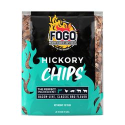 FOGO Premium All Natural Hickory Wood Smoking Chips 192 cu in